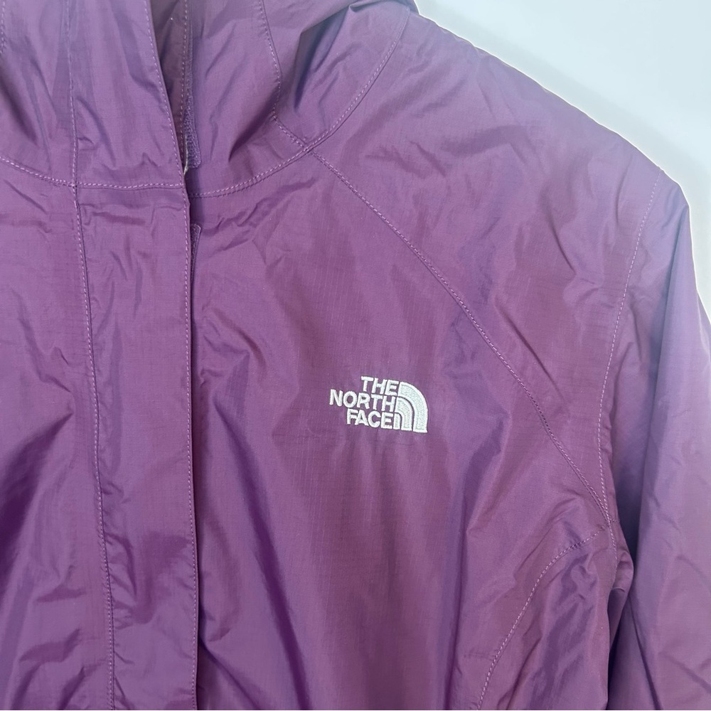 The North Face Women’s Burgundy Purple DryVent Resolve Hooded Jacket, Size Large - Picture 2 of 10